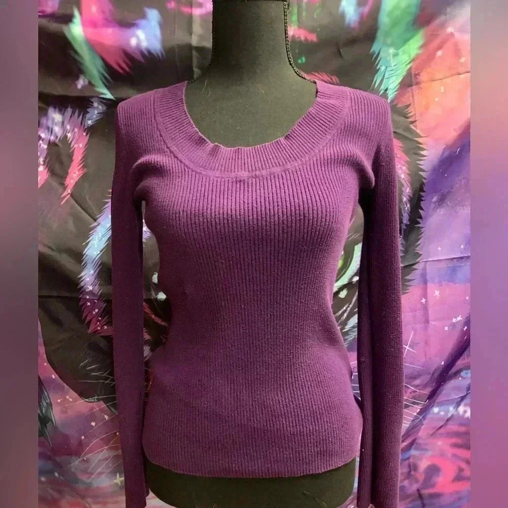 Purple, long sleeve